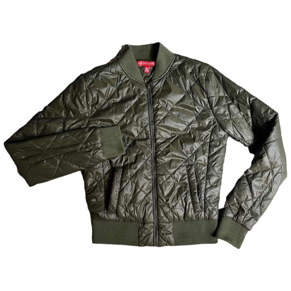 Saks Fifth Ave Puffer Bomber Jacket